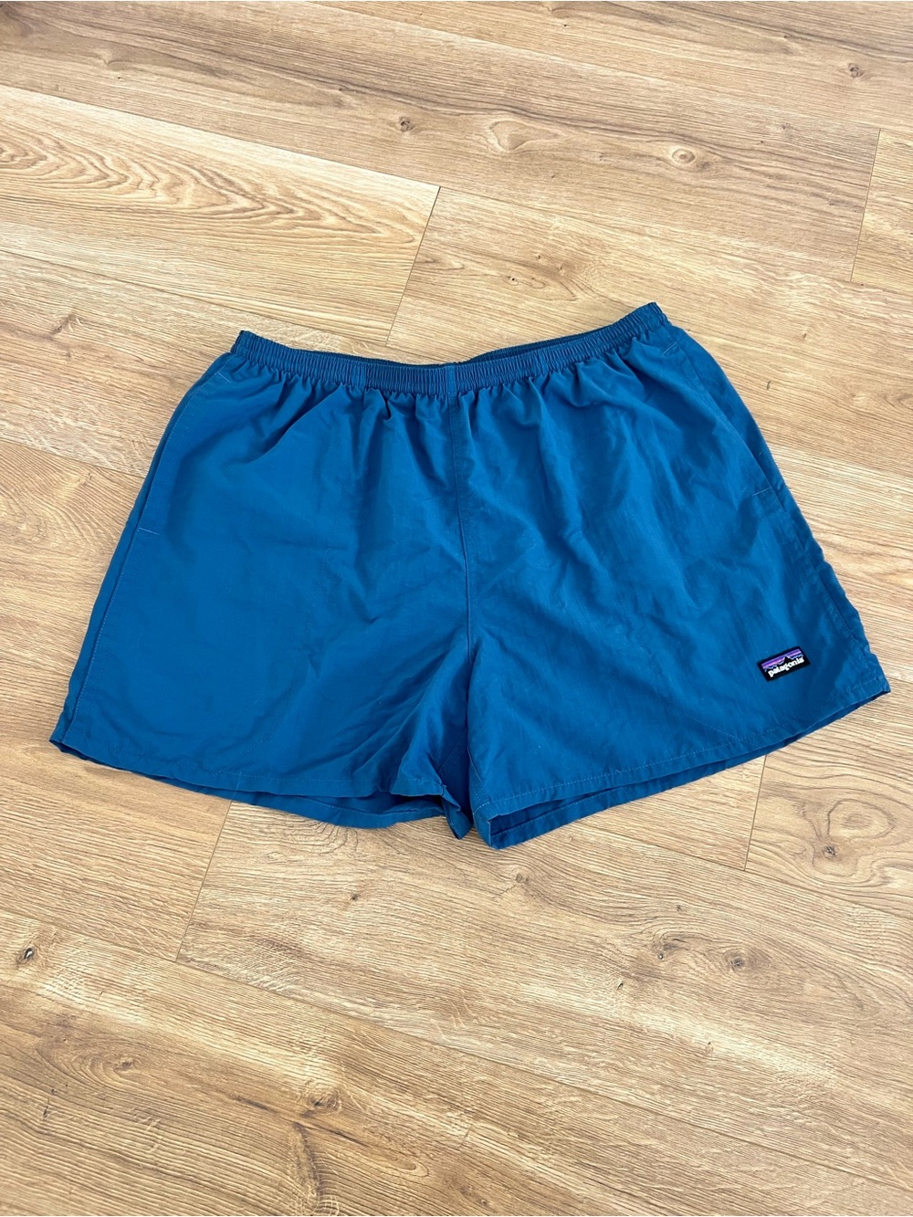 Patagonia Men's Baggies Shorts Swim Trunks Mesh Lining Blue Size XL